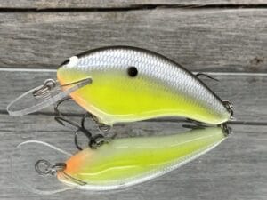 Black Label Balsa - Razor - Balsa Crankbait - Chartreuse Magic Color