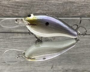 Black Label Balsa - Shiver 7 - Custom Balsa Crankbait - American Shad Color