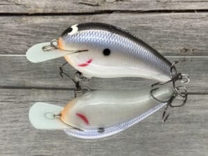 Black Label Balsa - Wobbler - Custom Balsa Crankbait - Electric Shad Color