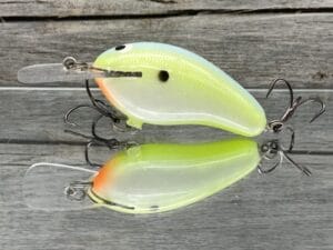 Black Label Balsa - Prowler MR - Custom Balsa Crankbait - Citrus Candy Color