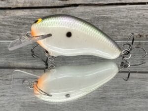 Black Label Balsa - Prowler - Custom Balsa Squarebill Crankbait - Gizzard Shad Pearl Color