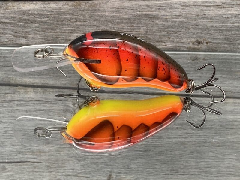 Black Label Balsa - Prowler MR - Custom Balsa Crankbait - 3 Alarm Craw Color