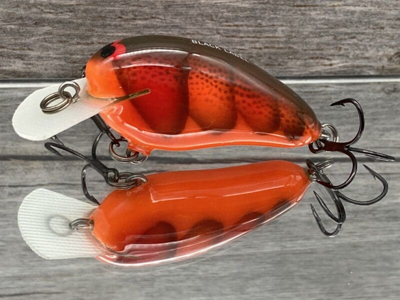 Black Label Balsa - Peanut - Balsa Crankbait - Crush Craw Color - Zoom WEC Mutt