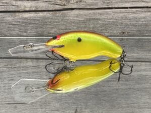 Black Label Balsa - Tapout Jr - Custom Balsa Crankbait - Chartreuse Classic Color