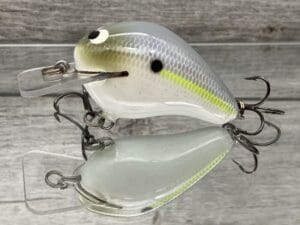Black Label Balsa - Wreck - Balsa Squarebill - Chartreuse Shad Color - Zoom WEC E-1
