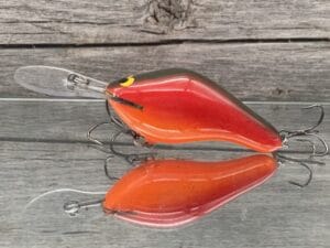 Black Label Balsa - 300 Proof - Custom Balsa Crankbait - Hot Salsa Color