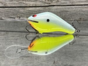 Black Label Balsa - 300 Proof - Custom Balsa Crankbait - Candy Dolphin Color