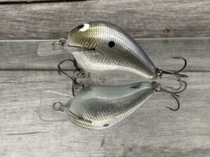 Black Label Balsa - Wreck Signature Series Crankbait - Foiled American Shad Color - Zoom WEC E-1