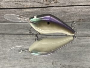 Black Label Balsa - 300 Proof - Custom Balsa Crankbait - Bone Gizzard Color
