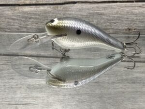 Black Label Balsa - K II - Signature Series - Custom Balsa Crankbait - Foiled American Shad Color