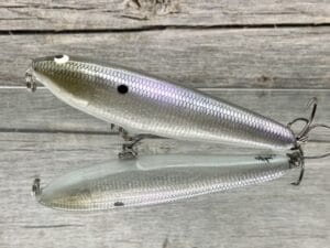Black Label Balsa - Law Dawg - Signature Series Custom Balsa Topwater- Foiled American Shad Color