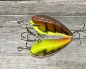 Black Label Balsa - Rock Hound - Custom Balsa Crankbait - Hot Ozark Craw Color