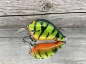 Black Label Balsa - Wreck Signature Series Crankbait - Foiled Fire Tiger Color - Zoom WEC E-1