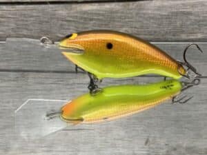 Black Label Balsa - Tapout - Signature Series Custom Balsa Crankbait - Burnt Granny Color