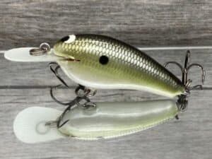 Black Label Balsa - Little Cliffie - Custom Balsa Crankbait - Money Shad Color