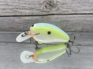 Black Label Balsa - Peanut - Balsa Crankbait - Citrus Candy Color - Zoom WEC Mutt