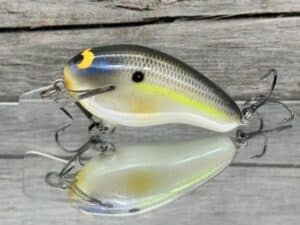 Black Label Balsa - Prowler - Custom Balsa Squarebill Crankbait - Magic Shad Color