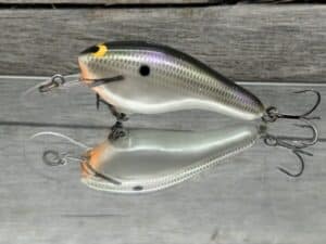 Black Label Balsa - K II SR - Custom Balsa Crankbait - Gizzard Shad Pearl Color