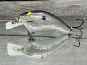 Black Label Balsa - Speedy - Hybrid Squarebill Crankbait - Gizzard Shad Foil Color