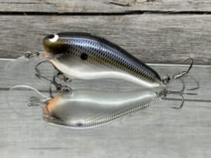 Black Label Balsa - K II SR - Custom Balsa Crankbait - Threadfin Shad Pearl Color