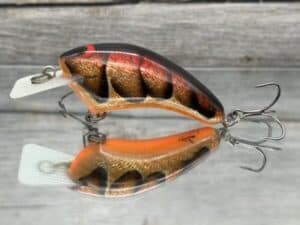 Black Label Balsa - Speedy - Signature Series Hybrid Squarebill Crankbait - Foiled Copper Craw Color