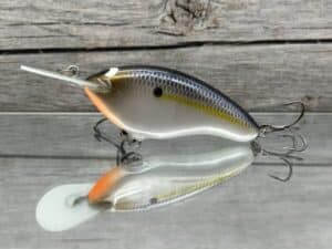 Black Label Balsa - The .38 - Balsa Crankbait - Threadfin Shad Pearl Color