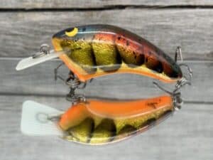 Black Label Balsa - Speedy - Signature Series Hybrid Squarebill Crankbait - Foiled Spring Craw Color