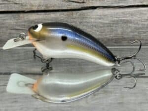 Black Label Balsa - Speedy - Hybrid Squarebill Crankbait - Threadfin Shad Pearl Color