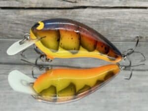 Black Label Balsa - Turbo - Custom Balsa Crankbait - Spring Craw Color