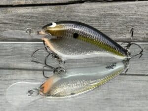 Black Label Balsa - Shiver 7 Signature Series - Custom Balsa Crankbait - Foiled Threadfin Shad Color
