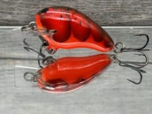 Black Label Balsa - Runt- Custom Balsa Crankbait - Delta Craw Color