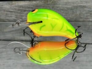 Black Label Balsa - Rumble MR - Custom Balsa Crankbait - Lime Coach Dog Color