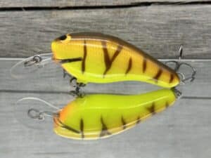 Black Label Balsa - K II SR - Custom Balsa Crankbait - Spring Tiger Color