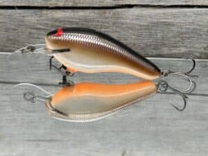 Black Label Balsa - K II SR - Custom Balsa Crankbait - Hot Chocolate Color
