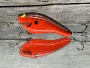 Black Label Balsa - K II SR - Custom Balsa Crankbait - Fireball Color