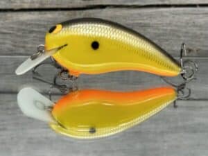 Black Label Balsa - Turbo - Custom Balsa Crankbait - Mellow Yellow Color