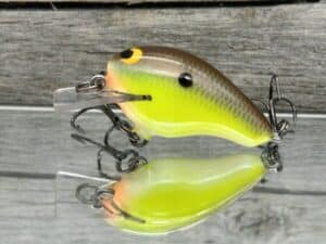 Black Label Balsa - Runt- Custom Balsa Crankbait - River Bream Color