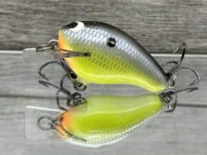 Black Label Balsa - Runt- Custom Balsa Crankbait - Chartreuse Magic Color