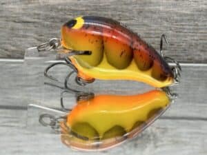 Black Label Balsa - Runt- Custom Balsa Crankbait - Spring Craw Color