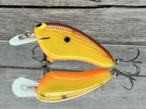 Black Label Balsa - Hickster - Balsa Crankbait - Hot Mustard - Zoom WEC Hicky