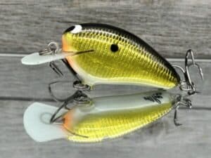 Black Label Balsa - Peanut - Signature Series Crankbait - Gold Foil Color - Zoom WEC Mutt