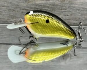 Black Label Balsa - Peanut - Signature Series Crankbait - Gold Foil Color - Zoom WEC Mutt