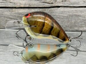 Black Label Balsa - Wreck Signature Series Crankbait - Blue Belly Camo Craw Color - Zoom WEC E-1