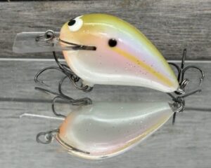 Black Label Balsa - Wreck Jr. - Custom Balsa Squarebill Crankbait - Ladies Man Color