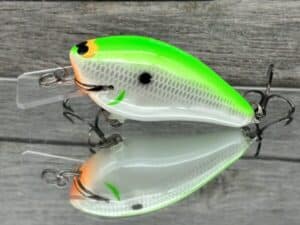 Black Label Balsa - BL 1.5 - Balsa Squarebill - Lime Shad Color