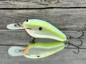 Black Label Balsa - Little Cliffie - Custom Balsa Crankbait - Citrus Candy Color