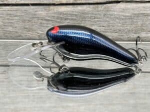 Black Label Balsa - K II - Custom Balsa Crankbait - Lights Out Color