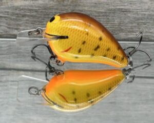 Black Label Balsa - Wreck Jr. - Custom Balsa Squarebill Crankbait - DC9 Color