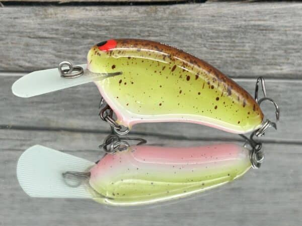 Black Label Balsa - Hickster MR- Balsa Crankbait - Root Beer Float Color