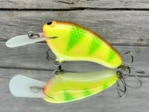 Black Label Balsa - Hickster MR- Balsa Crankbait - Pineapple Color